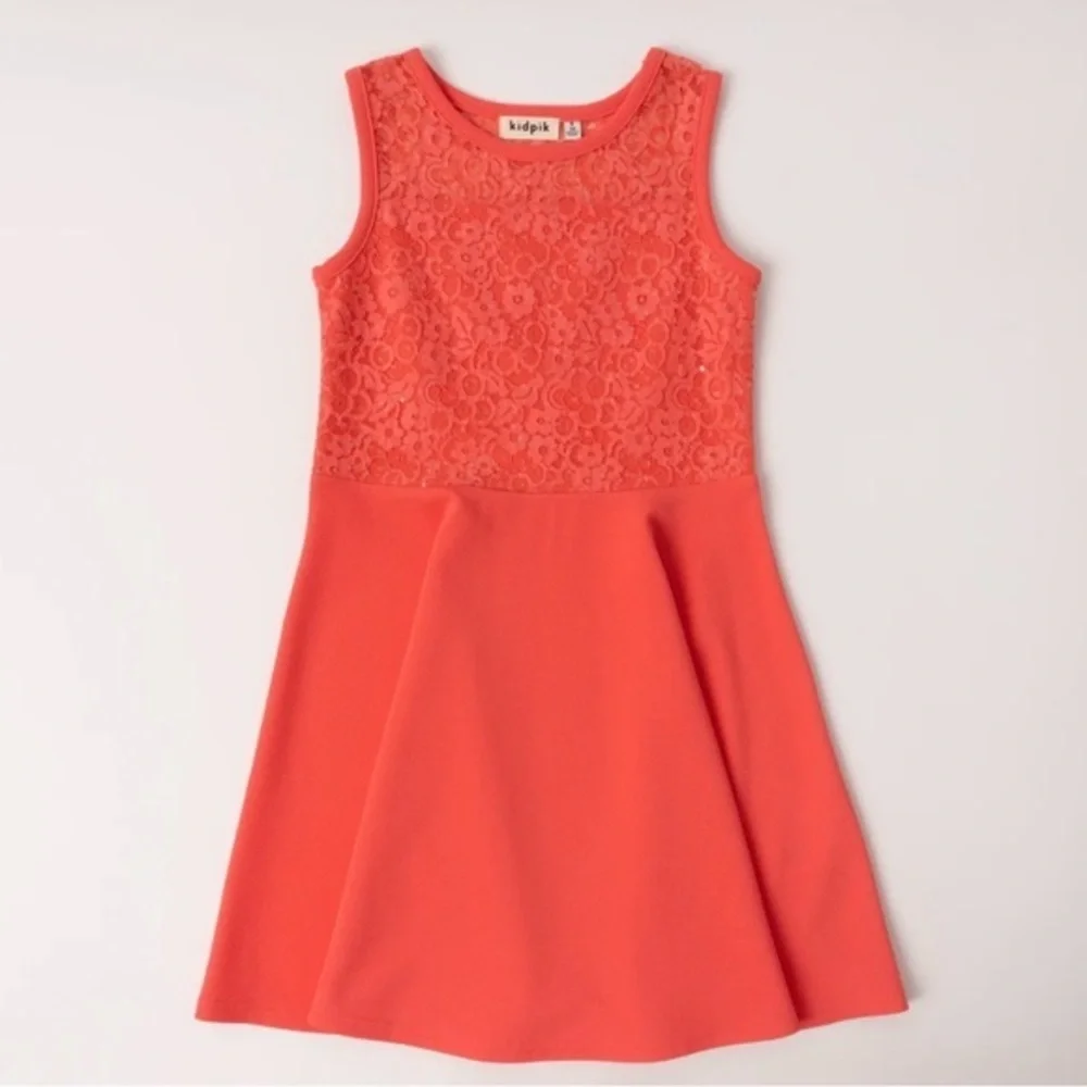 NWT LACE BODICE SKATER DRESS Size 12 - Picture 1 of 4